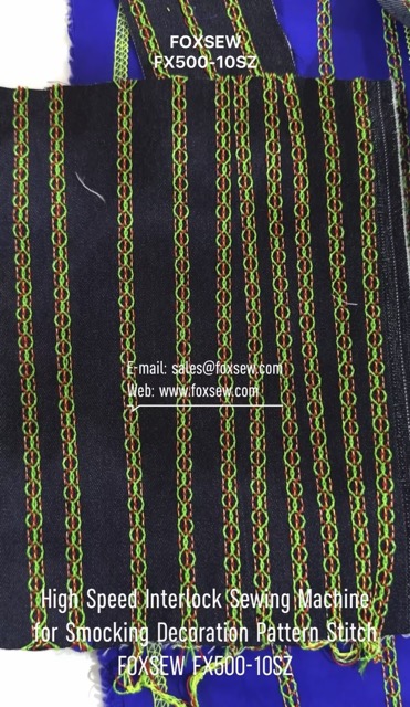 High Speed Coverstitch Smocking Decoration Sewing Machine