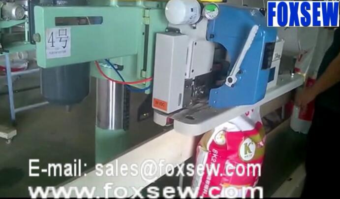 Bag Closing Machine with Conveyor