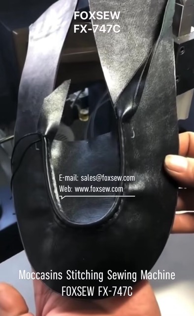 Moccasins Stitching Sewing Machine