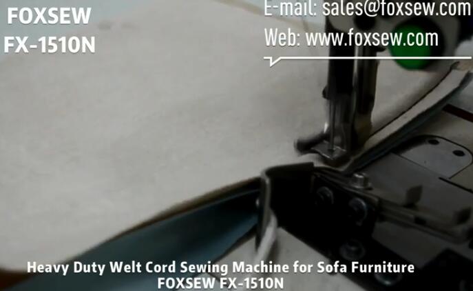 Heavy Duty Welt Cord Sewing Machine for Sofa Furniture
