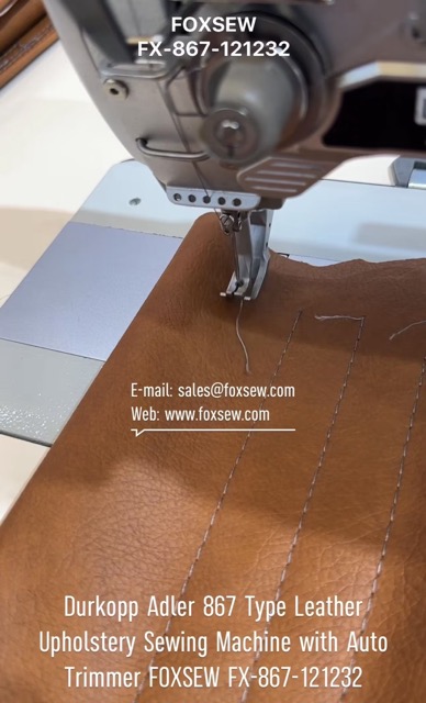 Durkopp Adler 867 Type Leather Upholstery Sewing Machine with Automatic Thread Trimmer