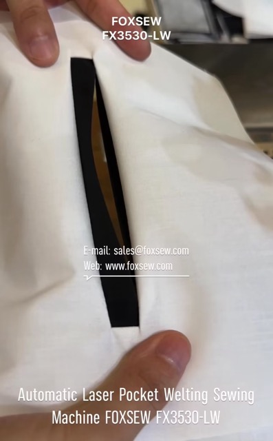 Automatic Laser Pocket Welting Sewing Machine