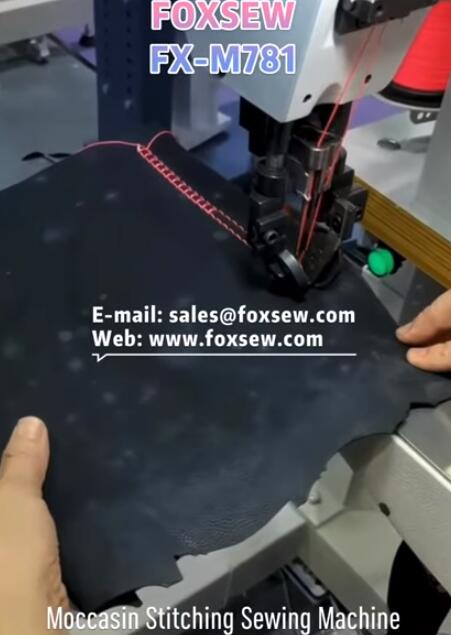 Moccasins Stitching Sewing Machine