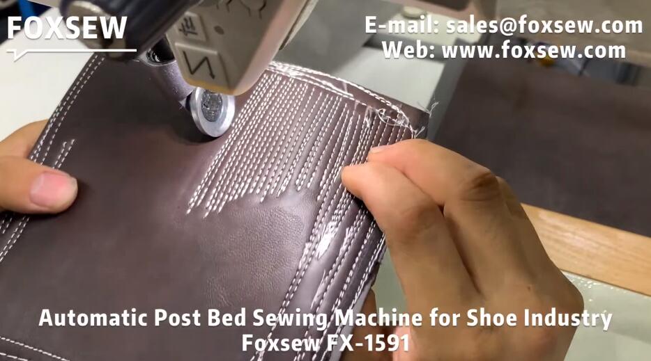 Automatic Post Bed Sewing Machine for Shoe Industry