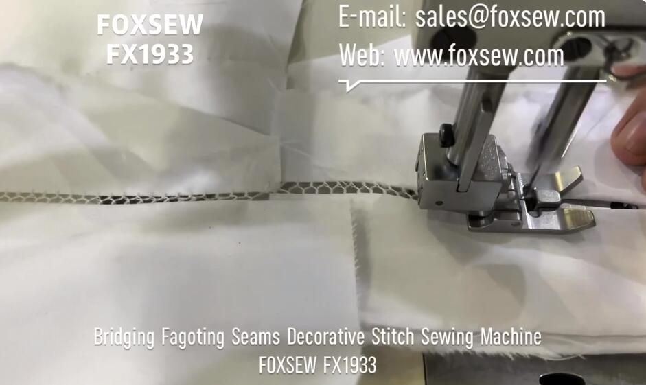 Bridging Fagoting Seam Decorative Stitch Sewing Machine