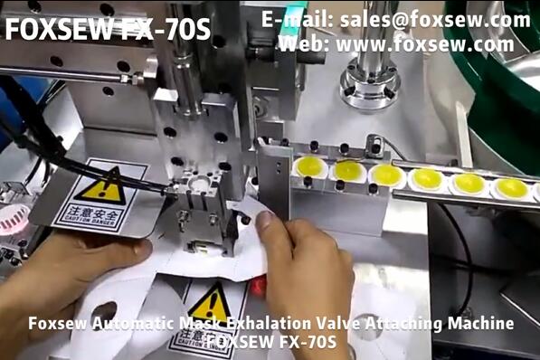 Automatic Mask Exhalation Valve Attaching Machine