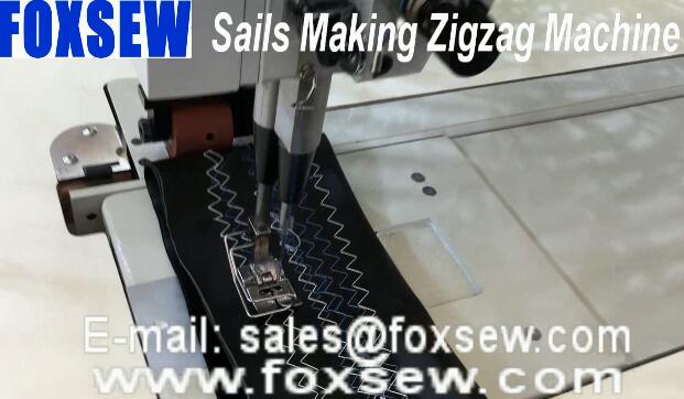 Long Arm Sails Making Zigzag Sewing Machine