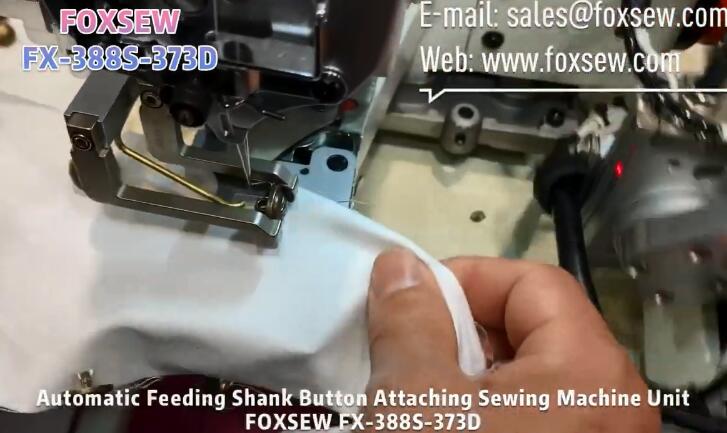 Automatic Shank Button Sewing Machine