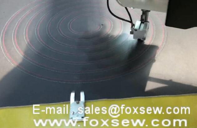 Double Needle Automatic Rotation Head Pattern Sewing Machine