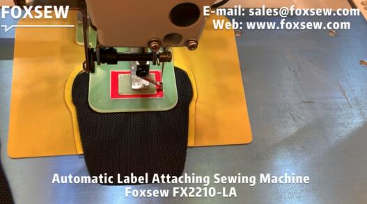 Automatic Label Attaching Sewing Machine