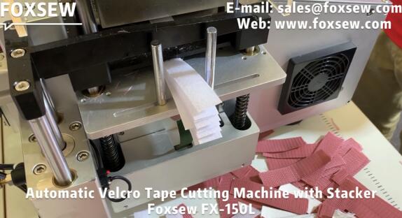 Automatic Velcro Tape Cutting Machine with Stacker