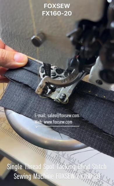 Single Thread Spot Tacking Blind Stitch Sewing Machine