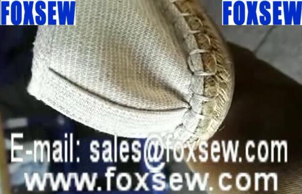 Moccasin Ornamental Stitching Machine for Espadrille