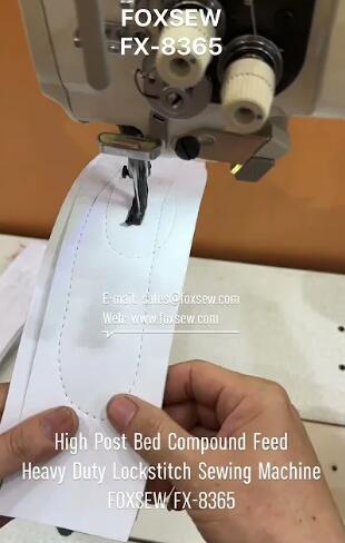 High Post Bed Compound Feed Heavy Duty Lockstitch Sewing Machine