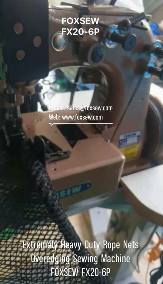 Extremely Heavy Duty Rope Nets Overedging Sewing Machine