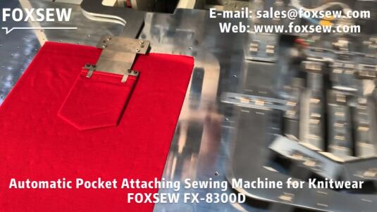 Automatic Knitting Pocket Setter Machine