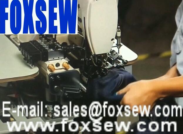 Automatic Jeans Bottom Hemming Sewing Machine