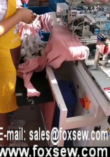 Automatic Waistband Attaching Sewing Process