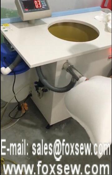 Semi-Automatic Down and Feather Filling Machine