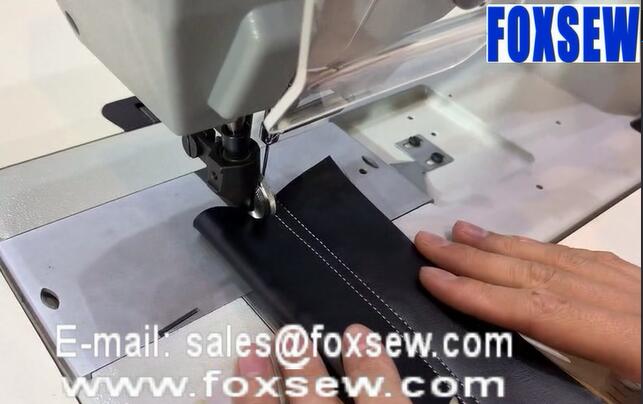 Flat Bed Roller Feed Heavy Duty Leather Sewing Machine