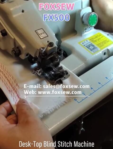 Desk-Top Blind Stitch Sewing Machine