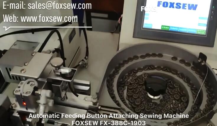 Automatic Feeding Button Attaching Sewing Machine