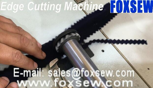 Fabrics Press Serrated Edge Cutting Machine