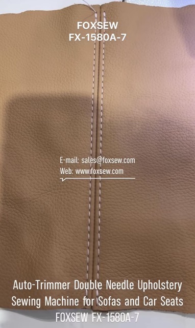 Auto-Trimmer Double Top Stitch French Seams Upholstery Sewing Machine for Sofas and Cars