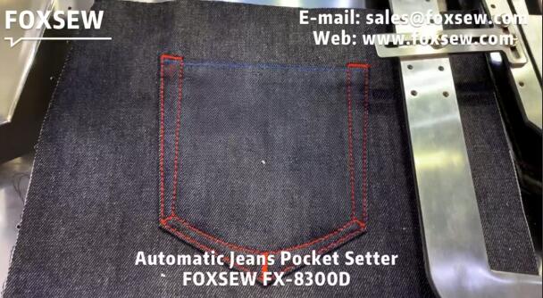 Automatic Jeans Pocket Setter Unit