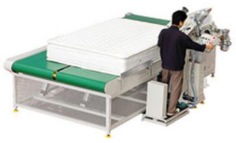 Auto-Flipping Mattress Tape Edge Machine