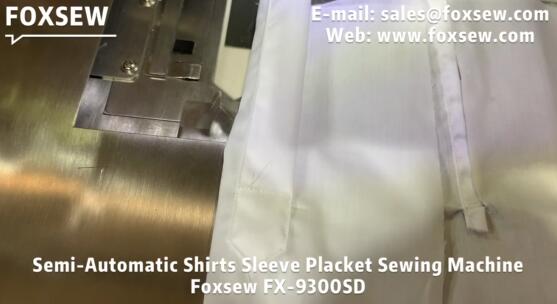 Automatic Shirt Sleeve Placket Sewing Machine
