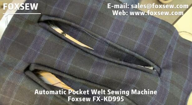 Automatic Pocket Welting Sewing Machine