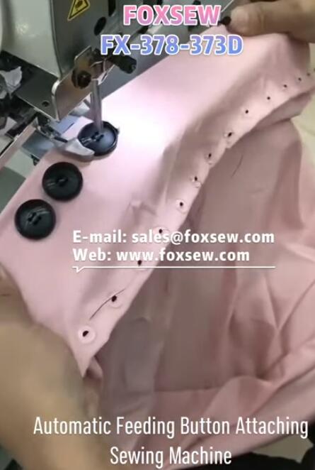 Automatic Feeding Big Size Button Attaching Sewing Machine