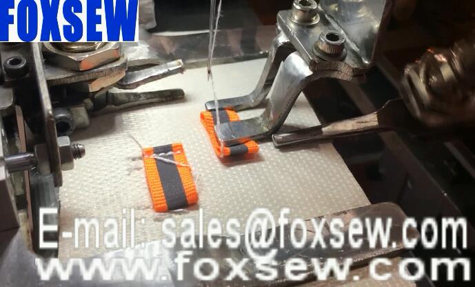Automatic Shoes Tongue Loop Attaching Sewing Machine