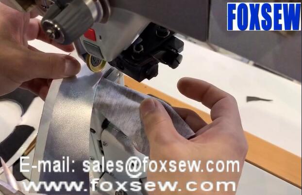 Automatic Post Bed Sewing Machine with Edge Trimmer