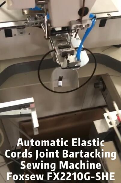 Automatic Elastic Cords BarTacking Sewing Machine
