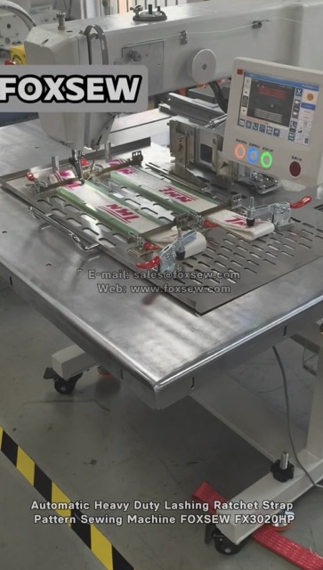 Automatic Heavy Duty Lashing Ratchet Strap Pattern Sewing Machine